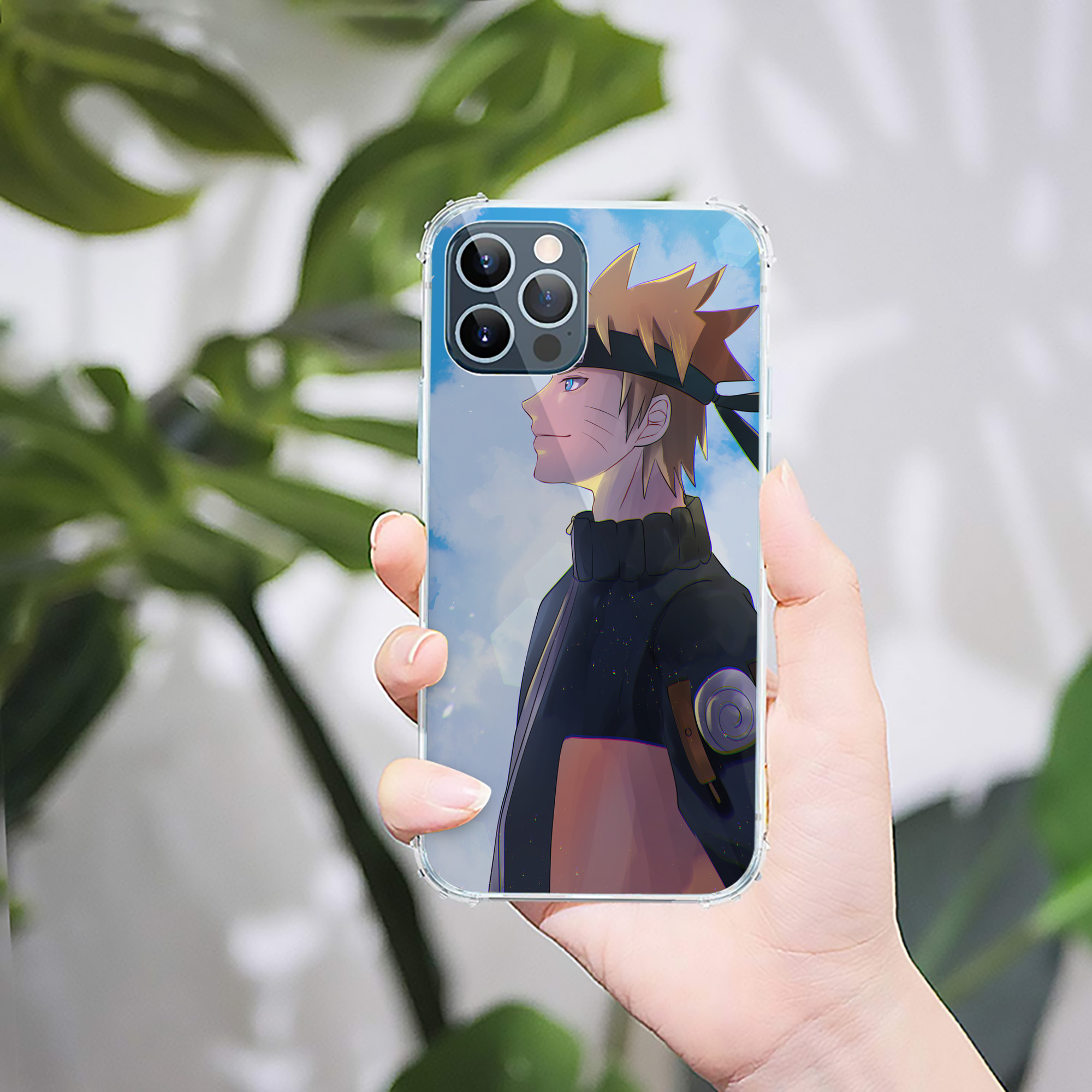 （画像用） NARUTO -ナルト- NARUTO -ナルト- 疾風伝 【iPhone 12シリーズ対応】透明スマホケース（クリアソフトケース）